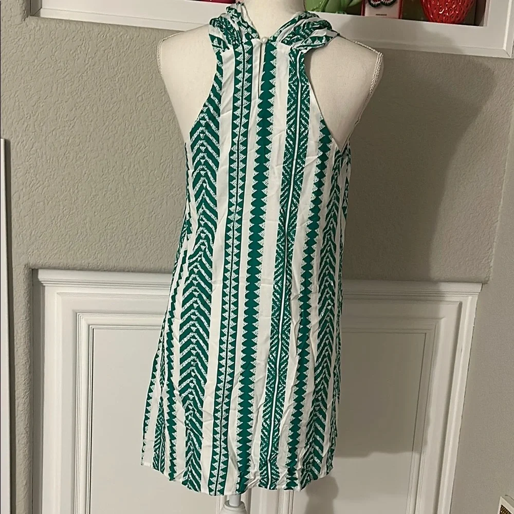 Cupshe Striped Crossover Halterneck Mini Dress NWT - Picture 7 of 13